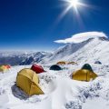 Essential winter camping gear for Uttarakhand hills: sleeping bags, thermal wear, sturdy tents