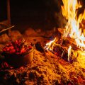 Traditional Dal and Sabzi Cooking Methods on Firewood in India