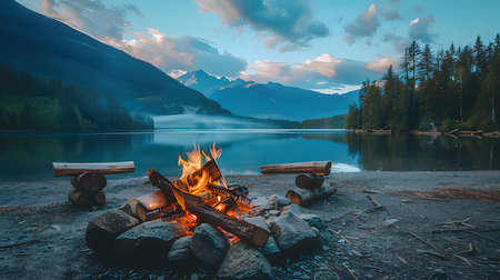 Camping by lakes and rivers in India with water sports adventure